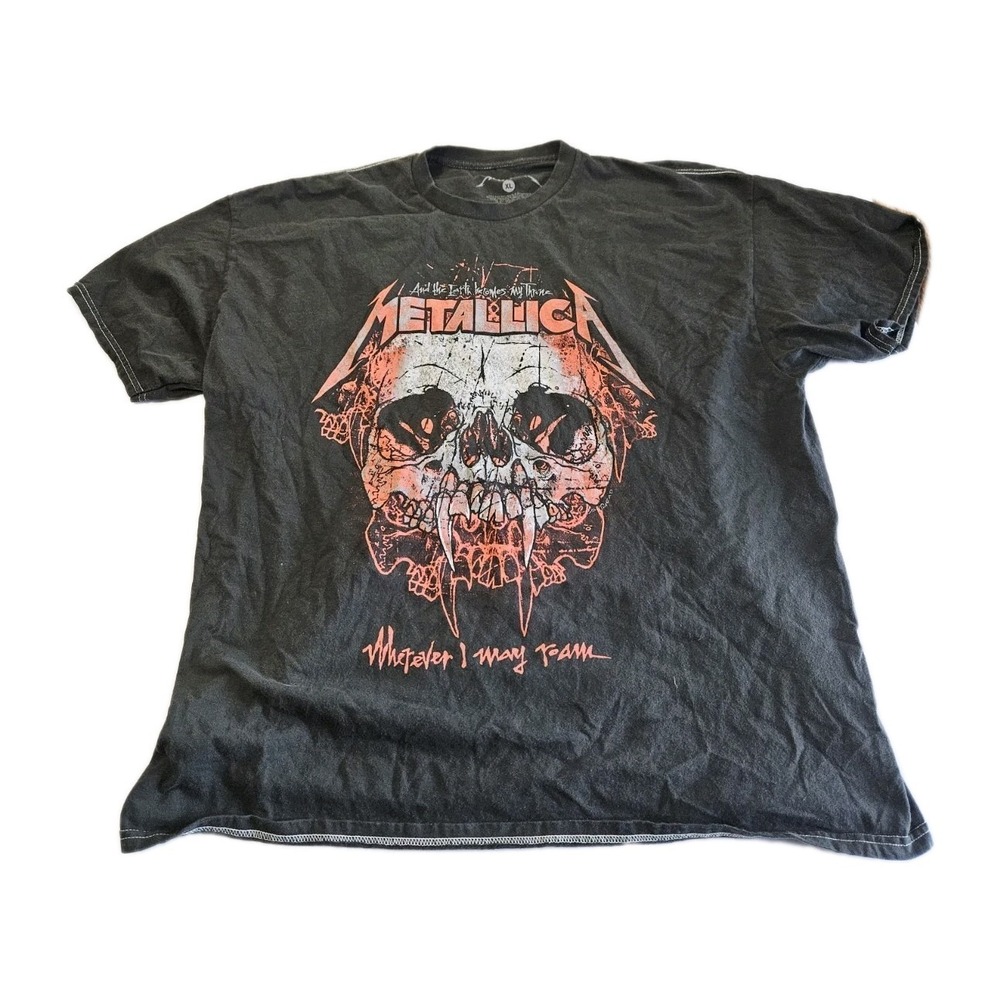 Metallica "Wherever I May Roam" Tour T-shirt 2012 Medium size Adult Size XL